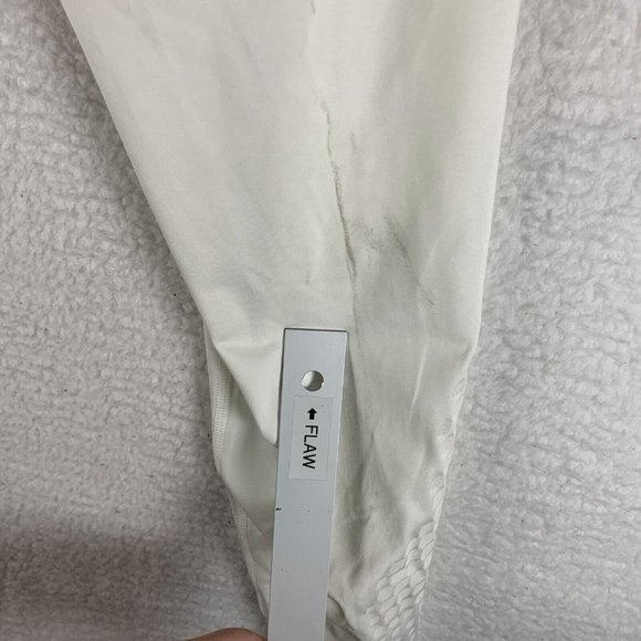 Nike Leggings Women's Large White Polyester Stretch Dri-Fit Softball‎ 6836 - Picture 13 of 15